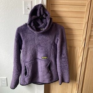 Melenzana High Loft Hoodie, Women Small, Lilac/purple